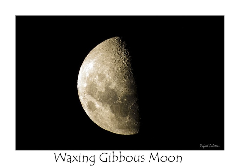 "Waxing Gibbous Moon" de Rafael Peleteiro