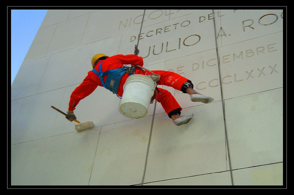 "Pintando al Monumento" de Mascarenhas Cmara. Juan de Brito