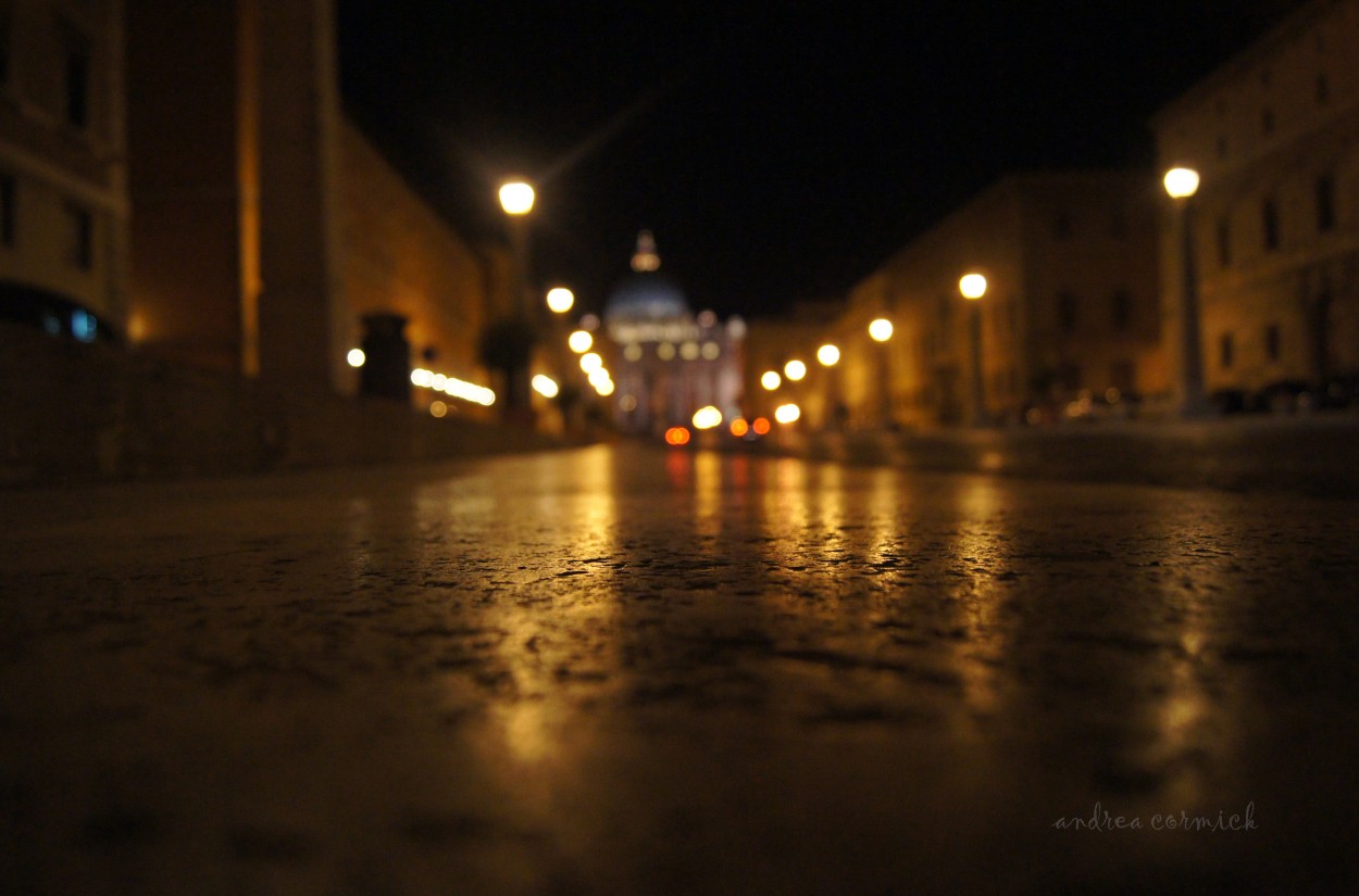 "noche de verano en Roma" de Andrea Cormick