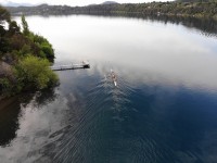 Paz en el lago Nahuel Huapi